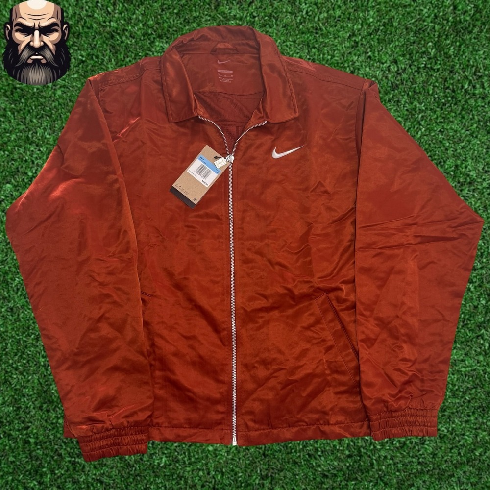 Nike Court Slam 2025 US Open Tennis Jacket Rugged Orange HQ4087-832 Men's Size M
